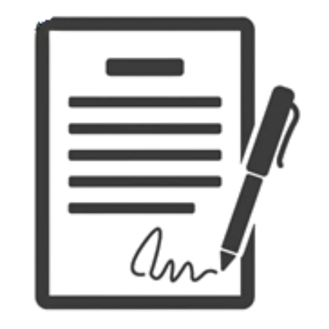 Signature d'un devis pour la création personnalisée