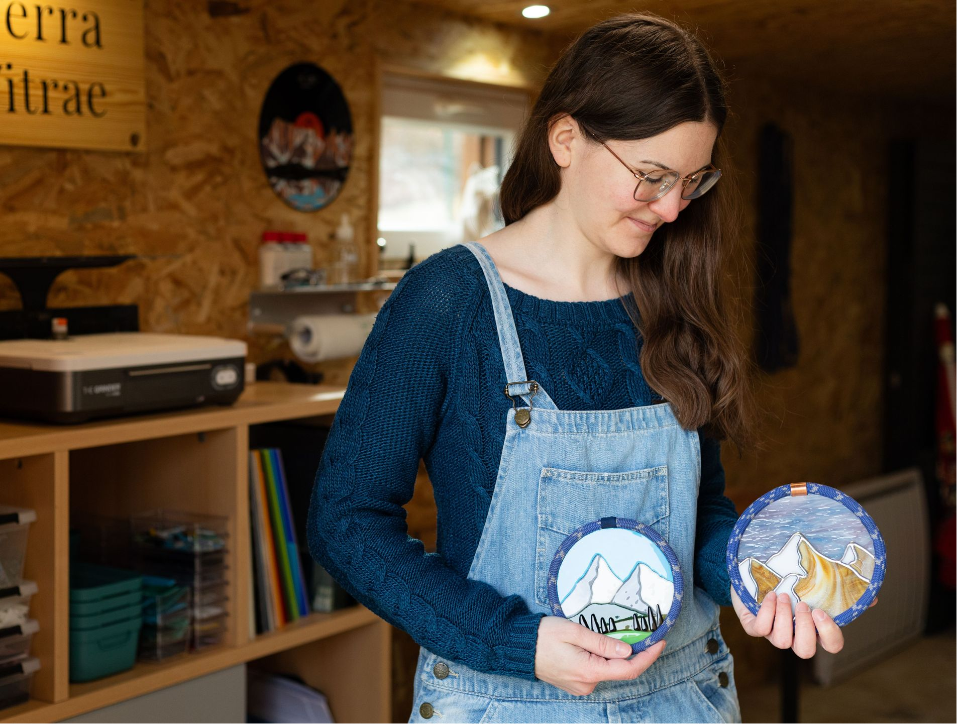 Terra Vitrae - Créations en vitrail et verre fondu, inspirées de la nature et la montagne