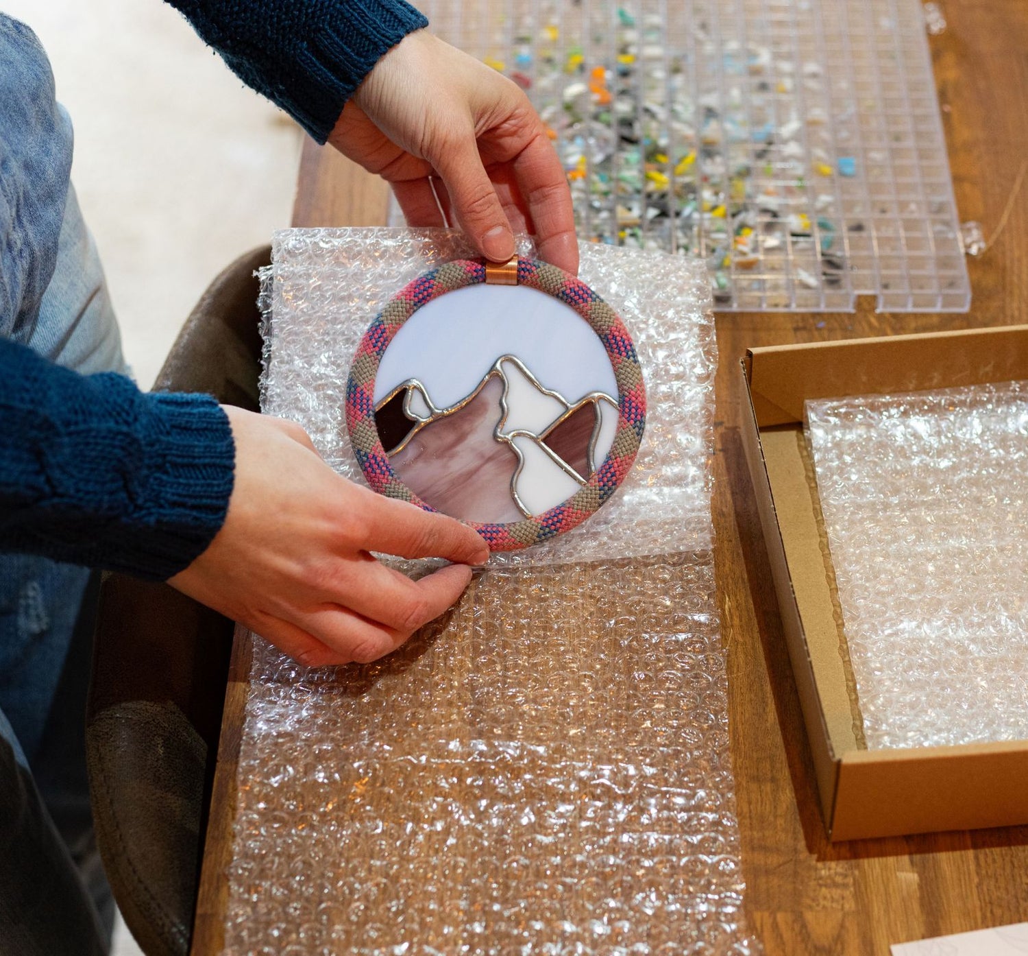 Terra Vitrae - Créations en vitrail et verre fondu, inspirées de la nature et la montagne